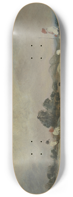 Frederick Waters Watts - Haymakers Resting 8.25 inch art skate deck