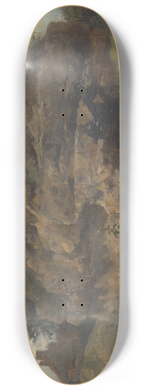 Frederick Waters Watts - Rocky Hillside 8.25 inch art skate deck