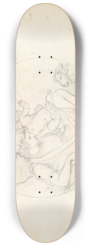 Frederic Leighton - Cupid and a Shepherd 8.25 inch art skate deck