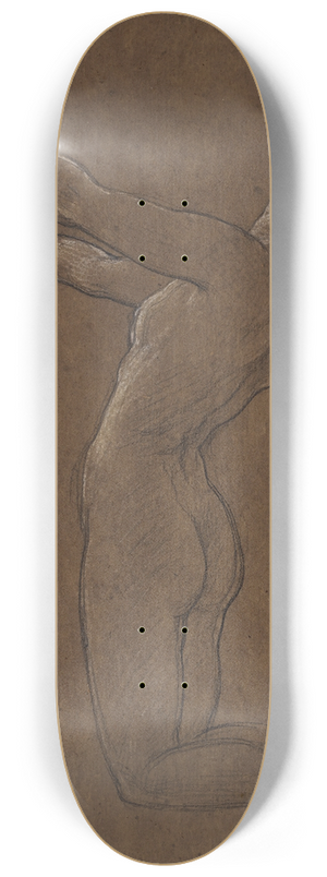 Frederic Leighton - Study For Clytie 8.25 inch art skate deck