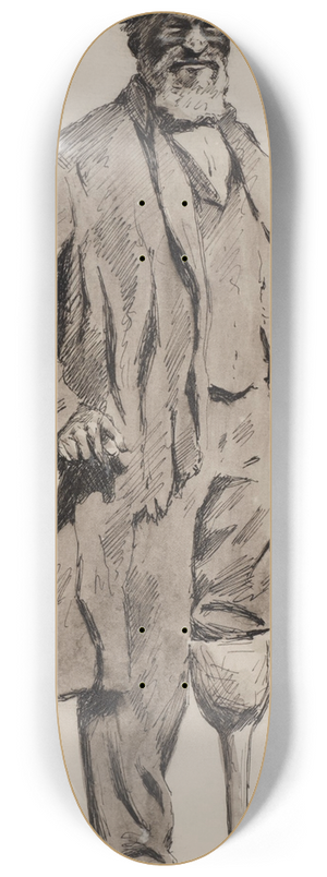 Frederic Remington - A Relic (Peg Leg) 8.25 inch art skate deck