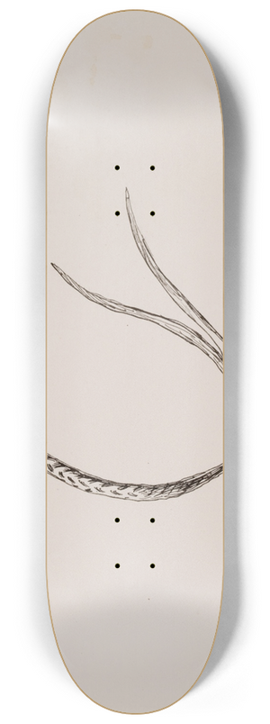 Frederic Remington - Quirt or Whip 8.25 inch art skate deck