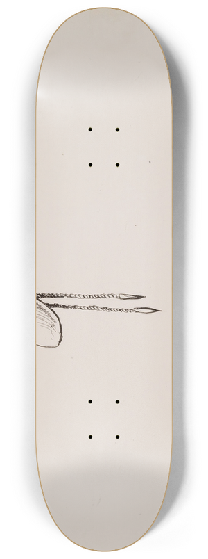 Frederic Remington - Ute Earring 8.25 inch art skate deck