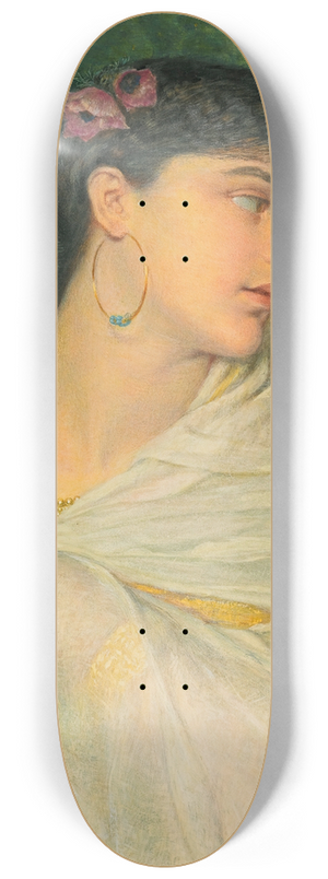 Frederic William Burton - Shireen 8.25 inch art skate deck
