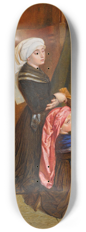 Frederic William Burton - The Widow Of Whlm 8.25 inch art skate deck