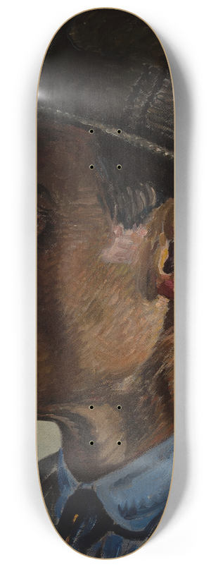 Frederik Lange - Self-portrait 8.25 inch art skate deck