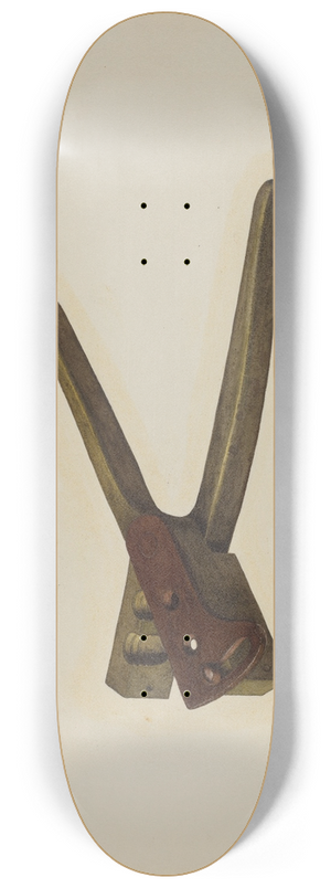 Fred Hassebrock - Brass Bullet Mold 8.25 inch art skate deck