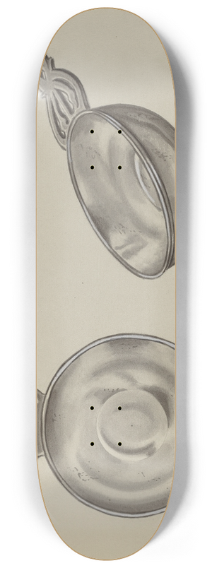 Fred Peterson - Pewter Porringer 8.25 inch art skate deck