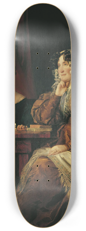 Friedrich von Amerling - Henriette Baronin Pereira-Arnstein mit ihrer Tochter Flora 8.25 inch art skate deck