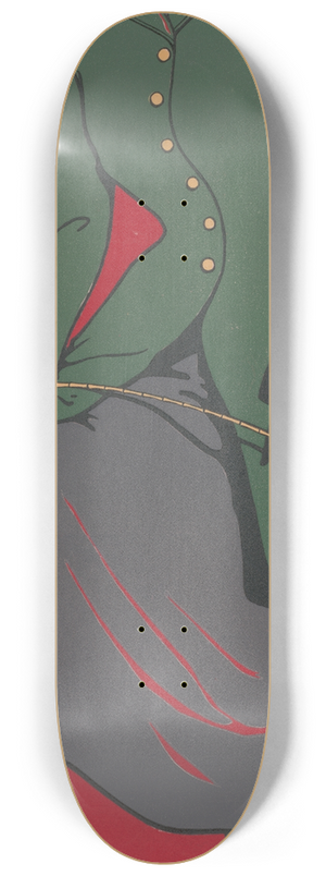 Fred Tolman - Harvard girl 8.25 inch art skate deck