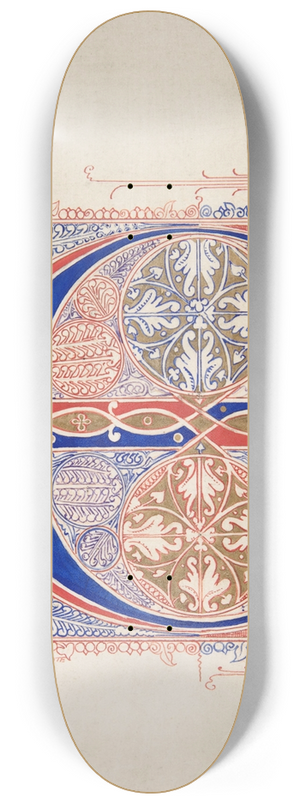 Freeman Gage Delamotte - Illuminated Initial C 8.25 inch art skate deck