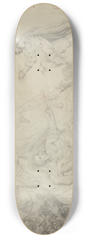 French School - Circe and Ulysses 8.25 inch art skate deck