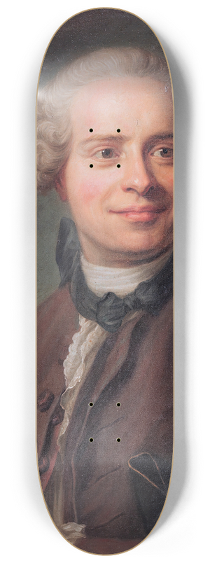 French School - Jean Le Rond Dalembert 8.25 inch art skate deck