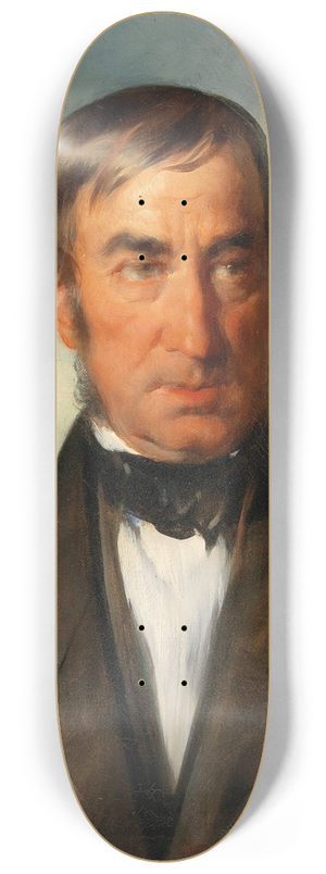 Friedrich von Amerling - Portrait of the Brickyard Owner Joseph Lager 8.25 inch art skate deck