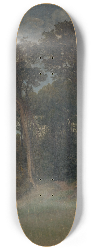Friedrich Carl von Scheidlin - At the Edge of a Forest 8.25 inch art skate deck