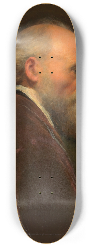 Friedrich von Amerling - Selbstbildnis Friedrich von Amerling 8.25 inch art skate deck
