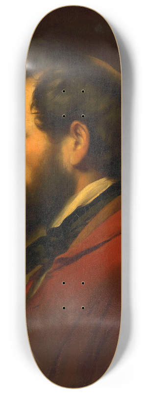 Friedrich von Amerling - Selbstbildnis Friedrich von Amerling 8.25 inch art skate deck
