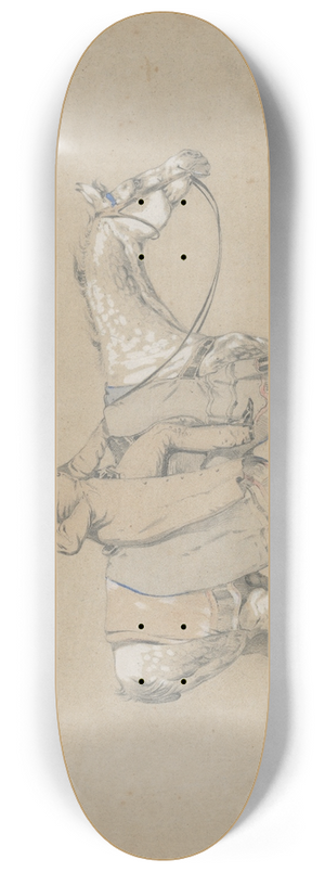 Friedrich Carl von Scheidlin - Rider 8.25 inch art skate deck