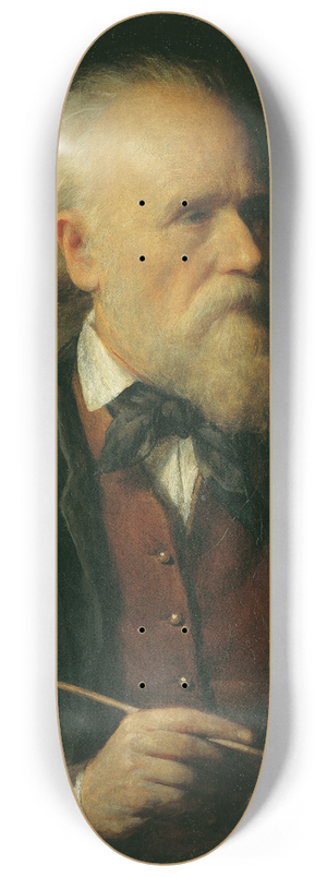 Friedrich von Amerling - Selbstportrt 8.25 inch art skate deck