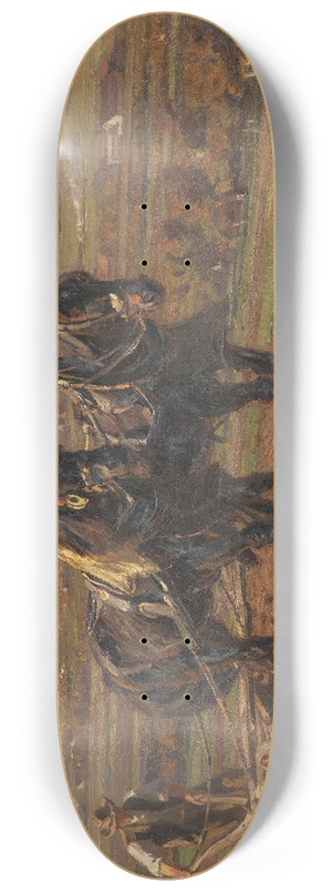 Friedrich Eckenfelder - Pflgender Bauer 8.25 inch art skate deck