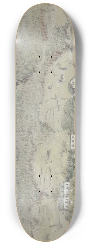 Friedrich Eugen Peipers - Near Schandau 8.25 inch art skate deck