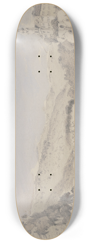 Friedrich Eugen Peipers - Tetschen an der Elbe 8.25 inch art skate deck