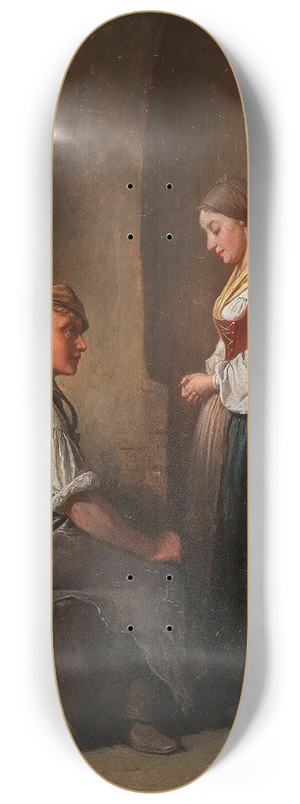 Friedrich Friedlnder - A Visit To The Smithy 8.25 inch art skate deck