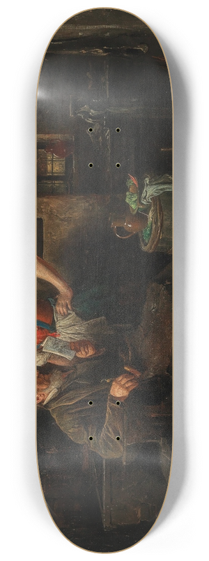 Friedrich Friedlnder - In The Smithy 8.25 inch art skate deck