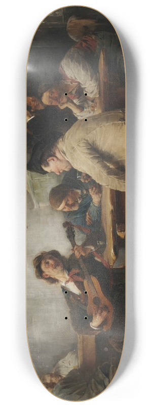 Friedrich von Keller - Der fahrende Snger 8.25 inch art skate deck