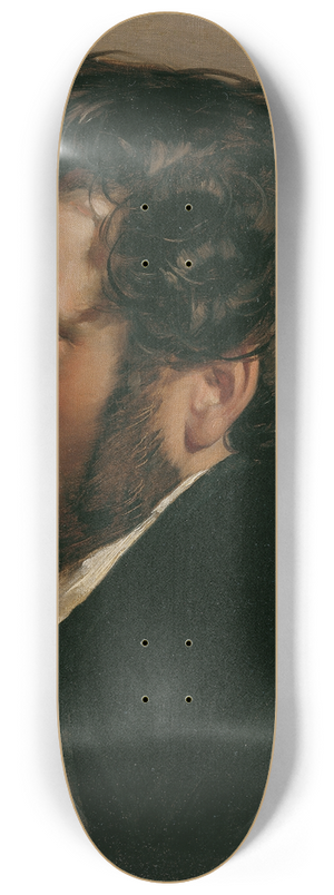 Friedrich von Amerling - Der Maler Friedrich Gauermann 8.25 inch art skate deck