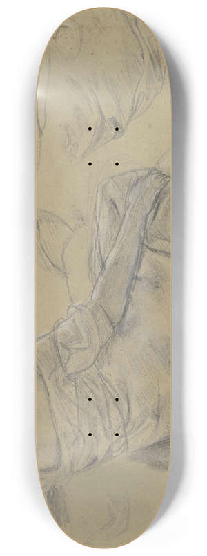 Friedrich Wasmann - Italienerin, am Boden sitzend 8.25 inch art skate deck Friedrich Wasmann - Italienerin, am Boden sitzend 8.25 inch art skate deck