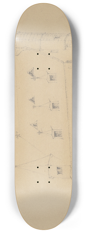 Friedrich Wilhelm Ludwig - Sankt Michael in Kiedrich 8.25 inch art skate deck