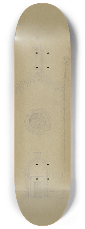 Friedrich Wilhelm Ludwig - S. Nazaro e Celso in Verona 8.25 inch art skate deck