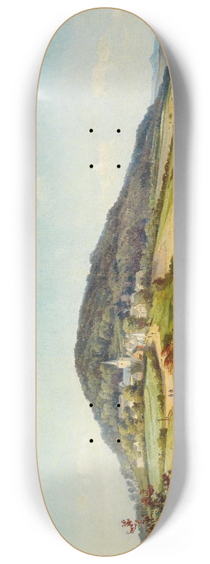 Friedrich Zeller - Blick auf Aremberg 8.25 inch art skate deck