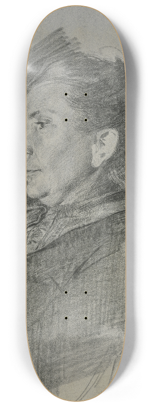 Fritz Boehle - Bildnis der Mutter des Knstlers 8.25 inch art skate deck