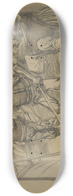 Fritz Boehle - Farmers mowing 8.25 inch art skate deck