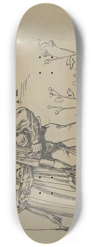 Fritz Boehle - Return from the field 8.25 inch art skate deck