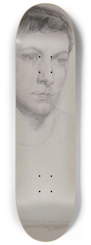 Fritz Boehle - Womans head 8.25 inch art skate deck