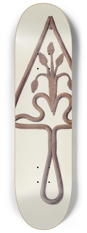 Fritz Boehmer - Trivet 8.25 inch art skate deck