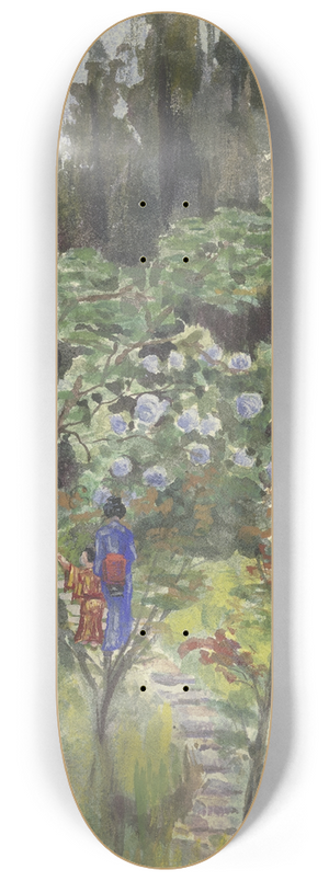 Fritz Hauck - Japanese garden 8.25 inch art skate deck