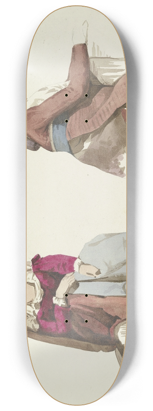 Friedrich Wilhelm Ludwig - Roman garb 8.25 inch art skate deck