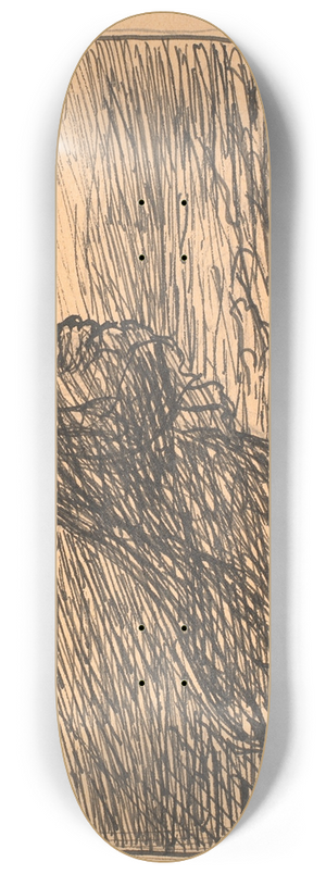 Fritz Syberg - Dden gr bort med barnet 8.25 inch art skate deck