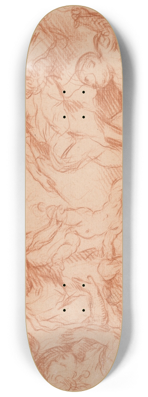 Alessandro Maganza - Judgment ofSolomon 8.25 inch art skate deck