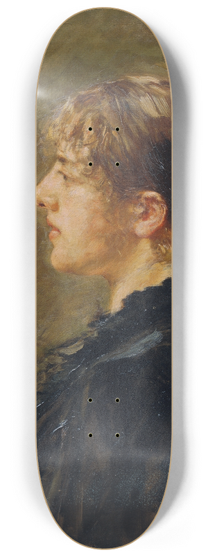 Fritz von Uhde - Die Tochter des Knstlers 8.25 inch art skate deck