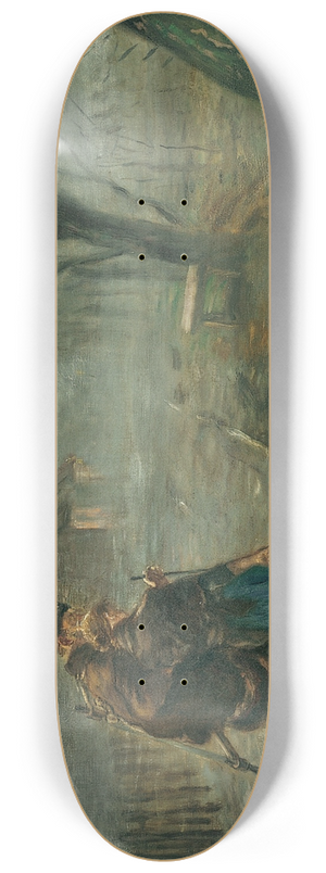 Fritz von Uhde - Schwerer Gang 8.25 inch art skate deck