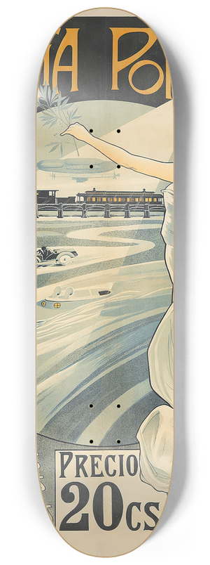 F. Sagrist - Ciencia Popular 8.25 inch art skate deck