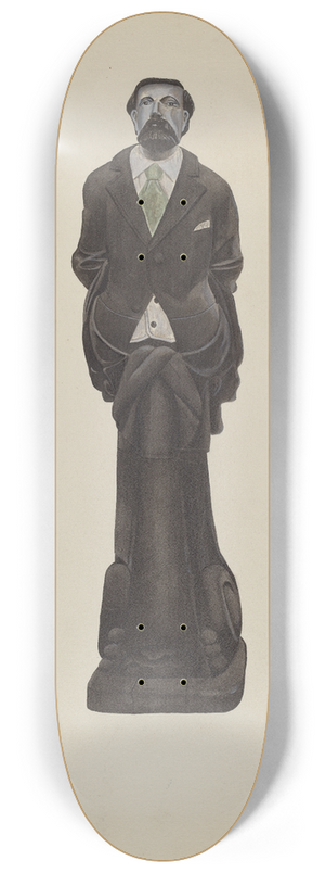 F.W. Powell - Figurehead  Brooks Walker 8.25 inch art skate deck