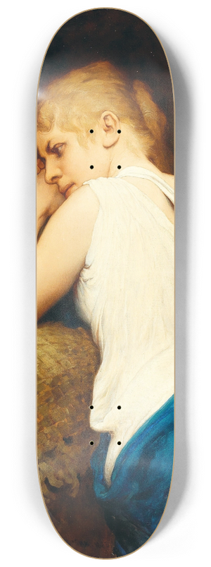 Gabriel von Max - Mary Magdalene 8.25 inch art skate deck