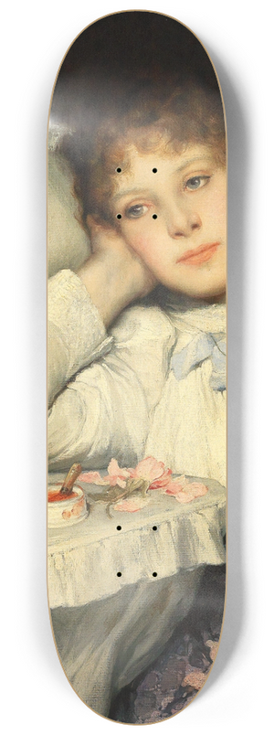 Gabriel von Max - Traviata 8.25 inch art skate deck