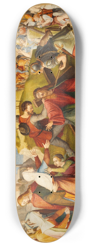 Friedrich Wilhelm Schadow - The Road To Calvary 8.25 inch art skate deck